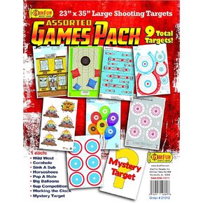 GunFun Assorted Games - 9 Pack - 23x35
