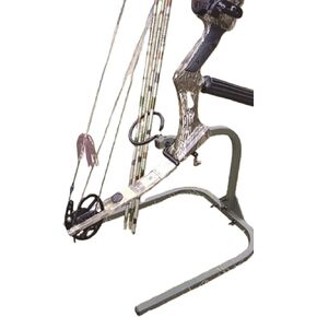HME Lightweight Durable Portable 360-Degree Rotating Tool-Free Setup Archer's Practice Bow Stand with Arrow Ring Included
