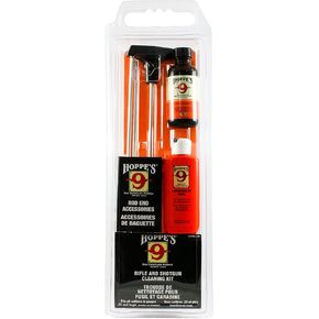 Hoppe's No. 9 Cleaning Kit with Aluminum Rod, Universal Rifle/Shotgun, Clamshell,orange