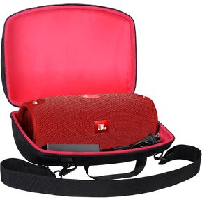حافظة بديلة صلبة للسفر من co2CREA لمكبر صوت بلوتوث لاسلكي محمول JBL Xtreme 2 (Xtreme 2، حافظة صلبة سوداء مع أحمر داخلي)