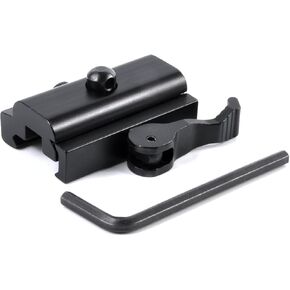 QD Quick Detach Cam Lock Bipod Adapter Mount for Picatinny Weaver Rail