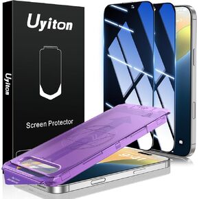 Uyiton UnBreak-Glass for iPhone 16 Pro Max Privacy Screen Protector - 28°Anti-Spy [Easy Fit] [Zero Bubble] Shatterproof Full Coverage Scratch Resistance 9H Private Tempered Glass Screen Cover, 2 Pack