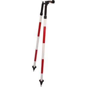 Tripod Bipod Surveying Thumb Release, Aluminum Tripod Bipod for Prism Poles Surveying or GPS Poles of Total Station GPS GNSS