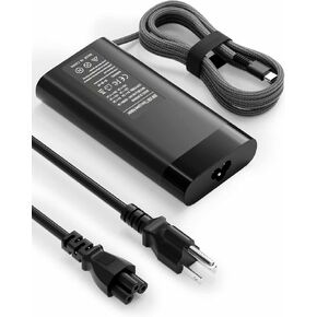 شاحن كمبيوتر محمول USB C 90 واط لجهاز HP Spectre x360، Envy x360,904144-850 904082-003 adp-90fe 17-cw0097nr 17t-cr100 15-ew000 15t-fe000 2-in-1 15-BL000 15-CH000 2ln85aa TPN-DA08 محول طاقة تيار متردد من النوع C