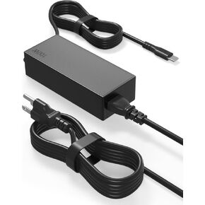 100W USB C Laptop Charger Power Adapter for Lenovo, HP, ThinkPad, Dell, Asus, Acer, MacBook Laptops and All USB - C Port Devices, Fast Charge Type-C 100W 96W 90W 87W 65W 45W Device PD 3.0