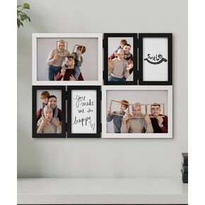SUMGAR Black 7x5 Photo Frame 5x7 Wood Picture Frame
