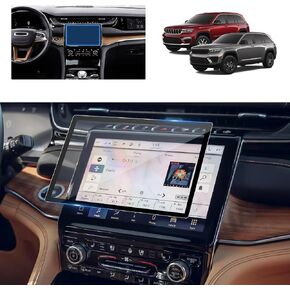 for 2024 Jeep Grand Cherokee Screen Protector for 2022-2025 Grand Cherokee 4xe 2021-2025 Grand Cherokee L 10.1-Inch Touchscreen Display Tempered Glass Protective Film in Saudi Arabia