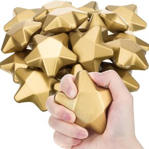 48 قطعة من كرات النجوم مقاس 3.1 بوصة، كرات من الفوم، كرات من الفوم، كرات نجوم من الفوم للأطفال والكبار، جوائز الطلاب، حشوات حقائب الحفلات، هدايا ممتعة لحفلات أعياد الميلاد
