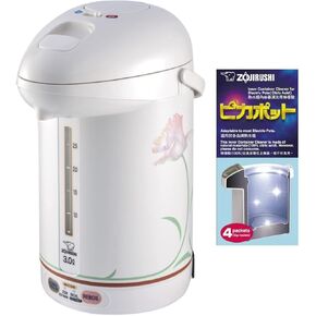 Zojirushi CW-PZC30FC Micom Super Boiler with 4 Packs of Descaling Agent Bundle (2 Items)