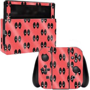 MightySkins Glossy Glitter Skin for Nintendo Switch - Dead Eyes Pool | Protective, Durable High-Gloss Glitter Finish | Easy to Apply, Remove, and Change Styles | Made in The USA
