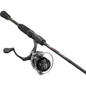 Lew's Laser LSG Speed Spin Spinning Reel and Fishing Rod Combo, IM6 Graphite Blank Fishing Rod, Right or Left-Hand Retrieve, Split Grip EVA Handle