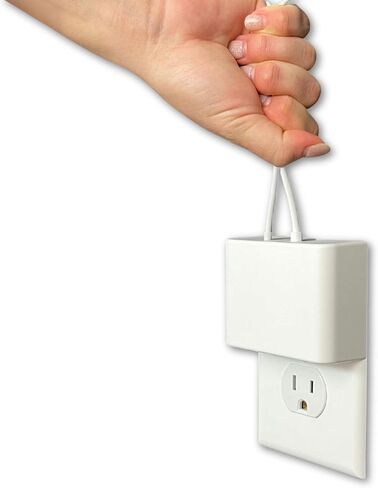 Charger Lock: Anti-Theft & Tug-Proof Phone Charger Lock System, Patented Slim Design for iPhone, Android, & More - Includes Locking Cover, Dual Fast Charger, and (USB-C to Light Cable, 6FT) in Saudi Arabia