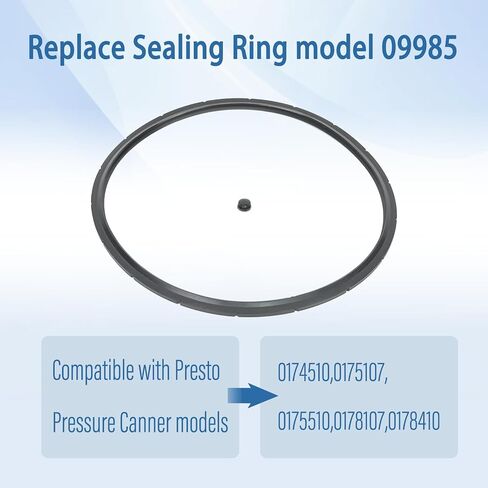 09985 For Presto Rubber Pressure Cooker Sealing Ring replacement pressure canner gasket (2) in Saudi Arabia