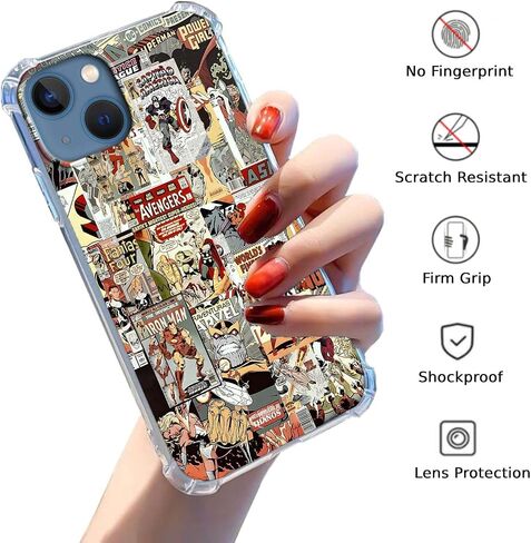 حافظة لهاتف iPhone 13 بتصميم بطاقة التارو، حافظة جمالية بنمط الفئران اللطيفة، غطاء حماية عصري ناعم من مادة TPU، مقاس 6.1 بوصات (الفئران، 13) in Kuwait