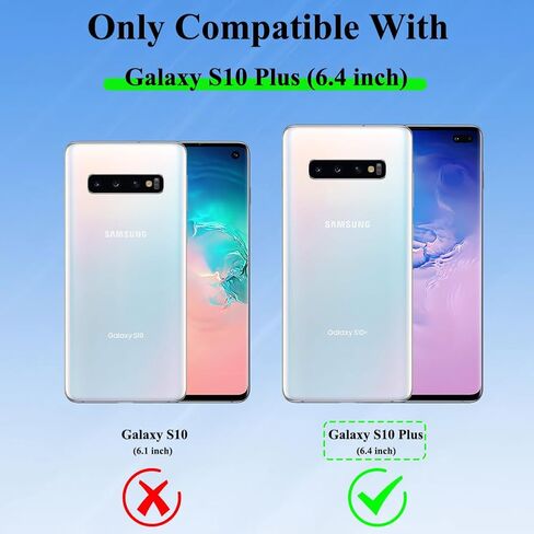 KANGHAR Designed for Samsung Galaxy S10 Plus Case for Women Girls Sunflower with Screen Protector Lanyard Strap Ring Holder Kickstand Flower Floral Daisy Grip Stand Phone Bumper 6.4" in Saudi Arabia
