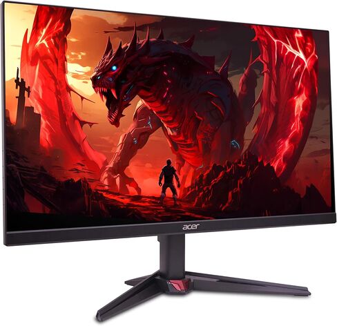 شاشة ألعاب الكمبيوتر Acer Nitro مقاس 23.8 بوصة WQHD 2560 x 1440 ZeroFrame Design | ايه ام دي فري سينك | تحديث يصل إلى 180 هرتز | ما يصل إلى 0.5 مللي ثانية (من G إلى G) | 1 × منفذ عرض 1.4 و2 × منفذ HDMI 2.0 | VG240YU مبيبكس in Saudi Arabia