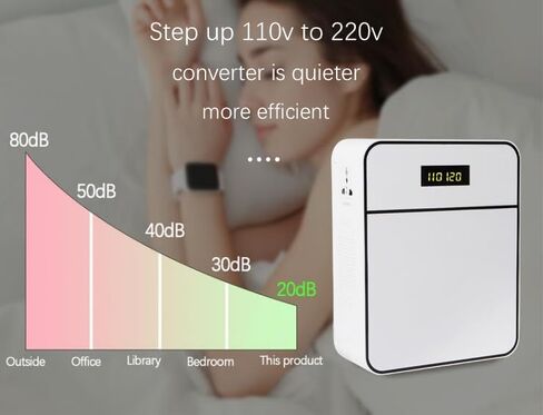 1600W Step Up Voltage Converter 110V to 220V Heavy Duty Power Converter Transformer with Input Power Cable Step Up Transformer 110v to 220v for Using 220V Asia Euro Appliance in US in Kuwait