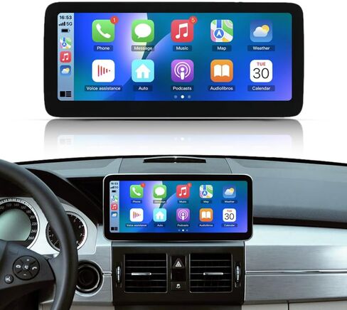 10.25 Inch Android 13 Touchscreen for Mercedes Benz GLK Class X204 NTG 4.0 2008-2012 Car Radio GPS Navigation Multimedia Player HD Screen in Saudi Arabia