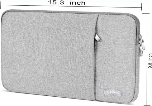 Portable Monitor Case 15.6 Inch, Protective Carrying Sleeve for Most 16.1/15.6 in Portable Monitors, Water Resistant Portable Laptop Display Bag with Accessory Pocket, Size-15.3"x9.8" Black in Saudi Arabia