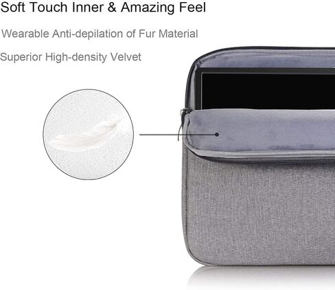 Portable Monitor Case 15.6 Inch, Protective Carrying Sleeve for Most 16.1/15.6 in Portable Monitors, Water Resistant Portable Laptop Display Bag with Accessory Pocket, Size-15.3"x9.8" Black in Saudi Arabia