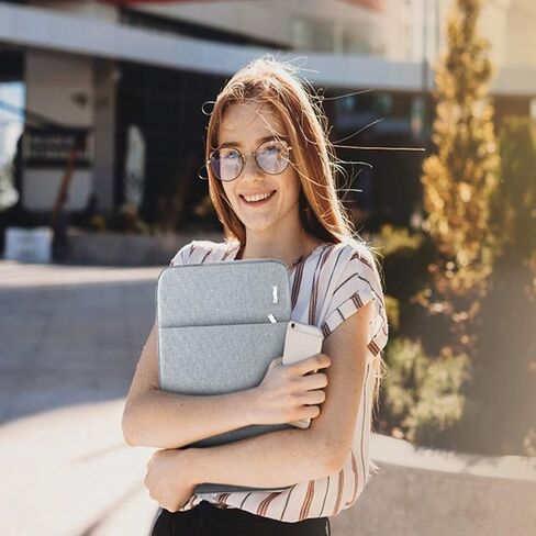 Portable Monitor Case 15.6 Inch, Protective Carrying Sleeve for Most 16.1/15.6 in Portable Monitors, Water Resistant Portable Laptop Display Bag with Accessory Pocket, Size-15.3"x9.8" Black in Saudi Arabia