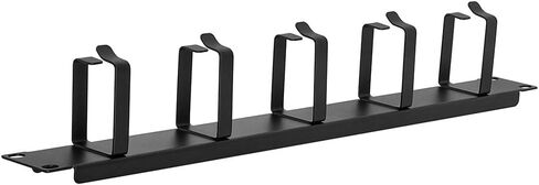 لوحة إدارة كابلات حامل الخادم مع خطافات على شكل حرف D - منظم كابلات مثبت على حامل أفقي 1U، مدير سلك معدني لمركز بيانات خزانة خادم الشبكة (حلقة على شكل حرف D 1U معدنية) in Kuwait