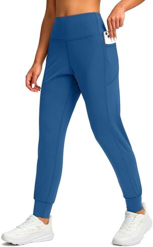 Viodia Women's Joggers with Pockets High Waisted Athletic Workout Yoga Jogger Pants for Women Tapered Sweatpants in Kuwait