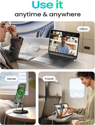 كابل LISEN 240 واط USB C إلى USB C سلك شحن سريع من النوع C، كابل شحن iPad لأجهزة iPad Pro/Air/Mini، iPhone 16/16 Pro/16 Plus/16 Pro Max، Google Pixel، Samsung Galaxy S24 Ultra، 6.6FT/White in Saudi Arabia