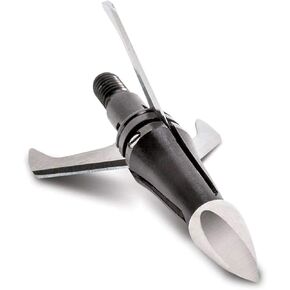 New Archery Products Shockwave 3 Blade 1 1/4" Cutting Diameter Archery Reusable Mechanical Broadhead for Bow Hunting - 3 Pack