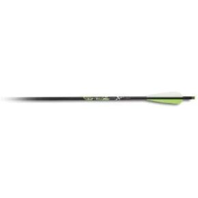Carbon Express PileDriver 20-Inch Fletched Carbon Crossbolt with 4-Inch Vanes & Lighted Moon Nocks, 3-Pack , Black