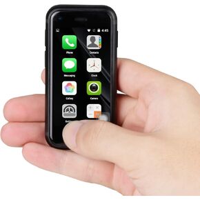 Mini Smartphone,Child Phone SOYES The World's Smallest Cell Phone 2.5 Inch Android Small Phone Quad Core 2G+16G 5.0MP Dual SIM High Definition Mini Phones Unlocked 3G Mobile Phone (Black)