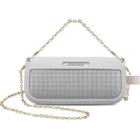 BOVKE Soft Speaker Case Compatible with Bose SoundLink Flex Bluetooth Portable Speaker, Bose Flex Silicone Case Sleeve Soft Protective Cover for Bose SoundLink Flex Speaker with 2 Chain Straps, Purple