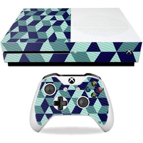 MightySkins Carbon Fiber Skin for Microsoft Xbox One S - Raining Cats | Protective, Durable Textured Carbon Fiber Finish | Easy to Apply, Remove, and Change Styles | Made in The USA