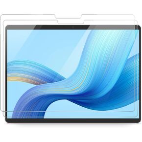 [2 Pack] Tempered Glass Screen Protector for Microsoft Surface Pro 9 (2022) /Surface Pro 11/10 (2024)/Surface Pro 8 (2021)/Surface Pro X (2021&2019)13 inch,HD Clear Bubble Free Support Surface Pen Upgrade Edge Screen Protector