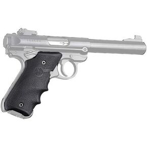 Hogue OverMolded Rubber Grip for Ruger MK IV MKIV with Finger Grooves, Black - 79000