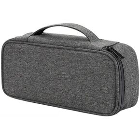 SA-U Portable Electronics Organizer Travel Case - Cable, Charger, and Cords Carrying Pouch for Power Bank, Hard Drive, and Tech Accessories - Compact Travel Tech Bag. (Blue, Large)