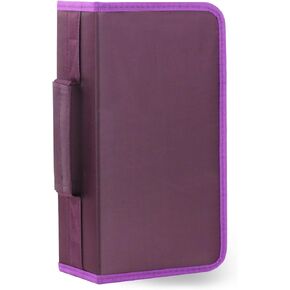 DVD Case CD Storage,40 Capacity CD Cases Holder DVD Storage Case Holders CD DVD Disc Case Storage Wallet Binder for Car Home Office Travel (40 Silvery)