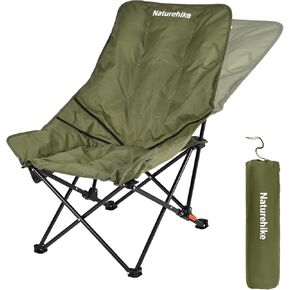 Naturehike Seastar Padded Camping Chair, Oversized 2-Position Adjustable Folding Chair, Portable Camp Chair with Side Pocket & Carry Bag in Kuwait