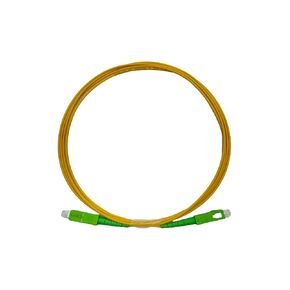 5.0M Duplex Fiber Optic Patch Cord, 09/125 LC/APC to LC/APC, 2.0mm, Low-Loss Cable for High-Speed Connectivity and Data Transmission