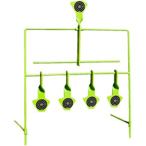 SME Hands Free Steel Resetting Targets Durable Hunting Sports Shooting Competition Stable System with 5 Highly Visible Floating Targets