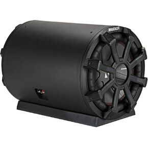 Kicker 46CWTB84 TB8 8-inch Loaded Weather-Proof Subwoofer Enclosure w/Passive Radiator - 4-Ohm, 300 Watt - Used, Good