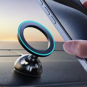 JOYROOM for MagSafe Car Mount, All-Metal Magnetic Phone Holder for Car, [Stronger Magnet] Car Magnet Phone Mount for Dash, Fit for iPhone 16 15 14 13 12