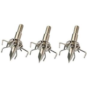 NIKA ARCHERY 100 Grain Judo Broadheads 5 Claws Head Hunting Small Game Bow Arrow Point Tips 12 PCS