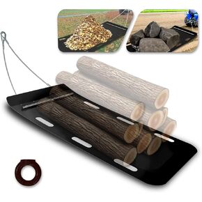 Yard Drag Sled, 1/8" Thickened HDPE, Upgraded Heavy Yard Drag Sled, Suitable for Hauling Various Heavy Items,Yard Debris,Lumber, Construction Materials