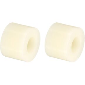 PATIKIL M5 Round Spacer Washer, 12 Pack Nylon 5.3mm ID x 11mm OD x 5mm L for M5 Screws Block 3D Printer TV Wall Mounting Electrical Outlet, Beige