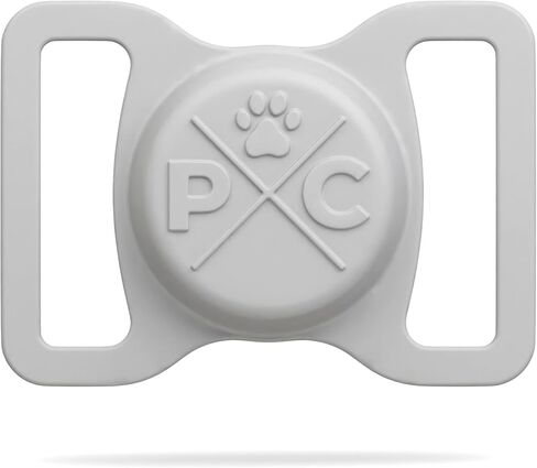 Pup Culture AirTag Dog Collar Holder, Extra-Durable, Lightweight, and Protective AirTag Case for Dog Collar - Track Your Pet Using an Apple AirTag - Dog Collar AirTag Holder- Black 0.5 Inch Collar in Saudi Arabia