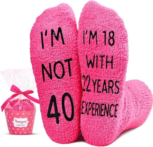 HAPPYPOP 39th Birthday Gifts for Women, 39 Year Old Gifts, Socks for Her Female, Best Gifts for 39 Year Old Woman in Saudi Arabia