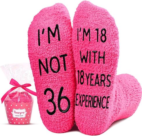 HAPPYPOP 39th Birthday Gifts for Women, 39 Year Old Gifts, Socks for Her Female, Best Gifts for 39 Year Old Woman in Saudi Arabia