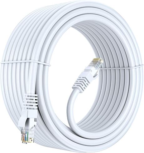 Maximm Cat 6 Ethernet Cable 300 Ft, 100% Pure Copper, Cat6 Cable LAN Cable, Internet Cable, Patch Cable and Network Cable - UTP (Black) 300 Feet in Saudi Arabia