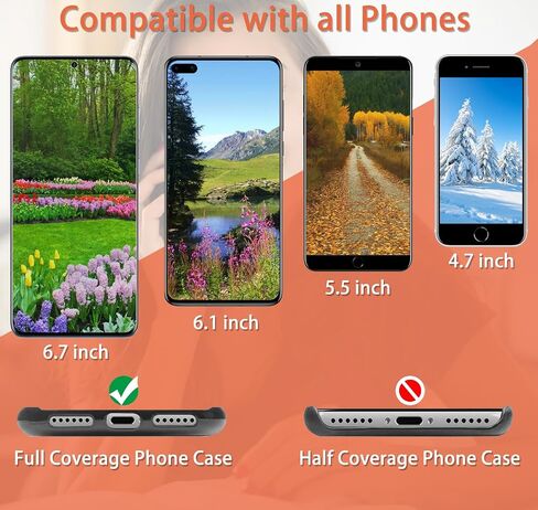 Stylish Phone Lanyard Wrist Strap, 4× Phone Patches, 2× Adjustable Neck Strap, 2× Wrist Strap,2X Spring O Rings in Saudi Arabia